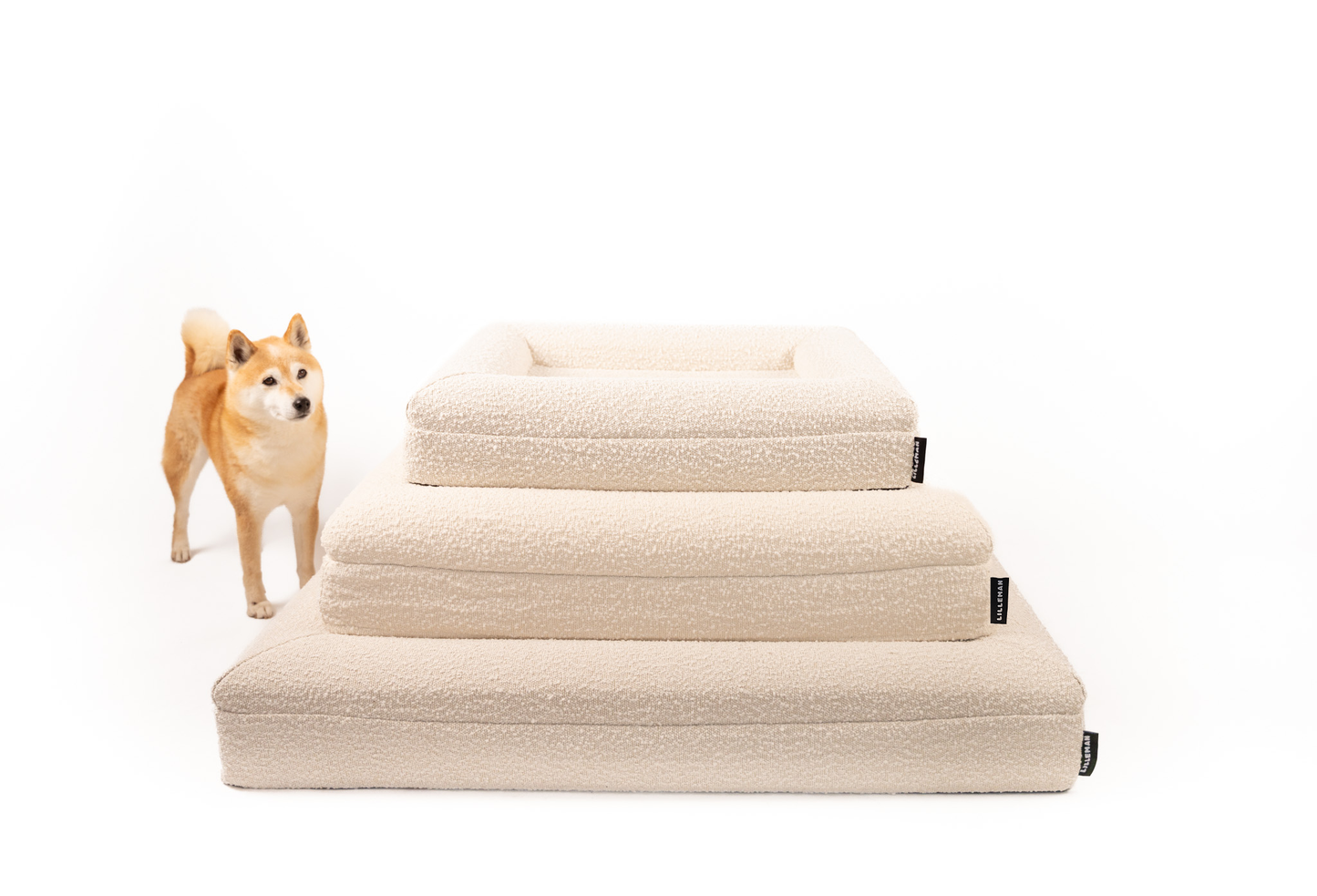Medium Memory Foam Bouclé Bed