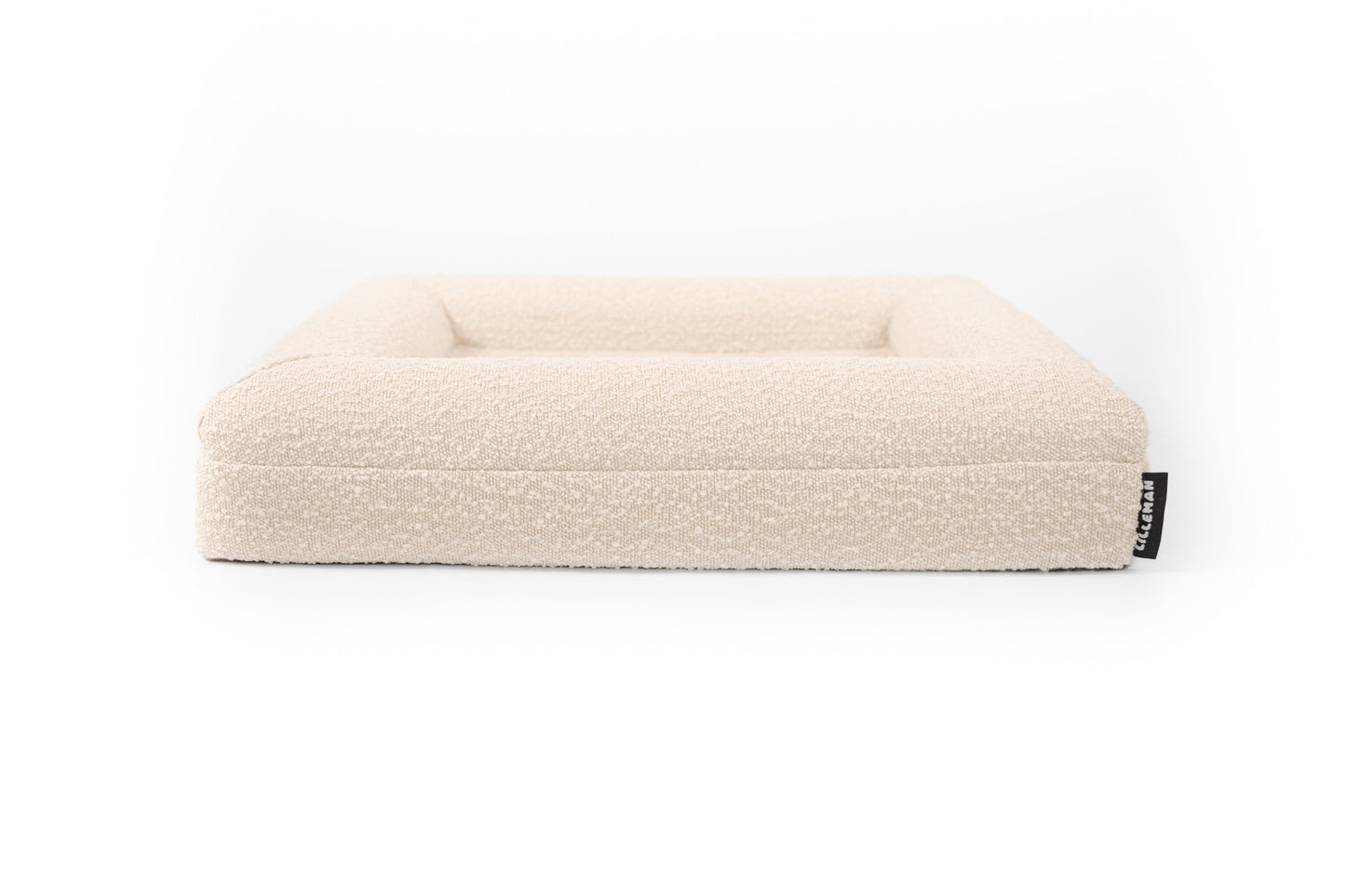 Small Memory Foam Bouclé Bed