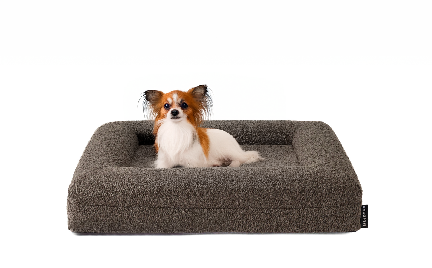 Small Memory Foam Bouclé Bed
