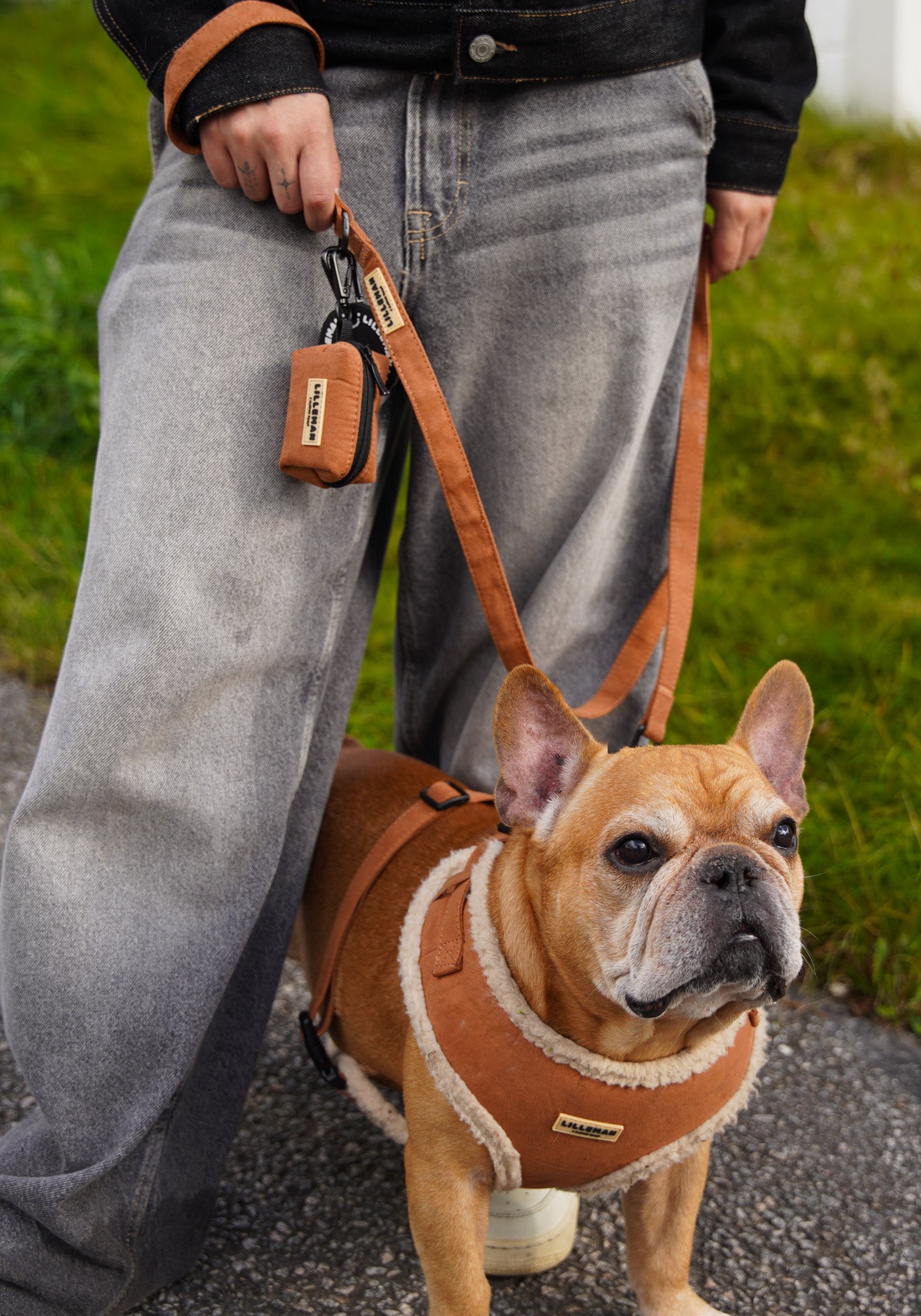 Aviator Faux Suede Leash
